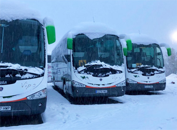 Autobuses nieve JANLA